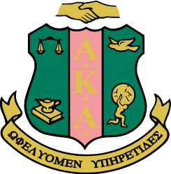 A green colored symbol with pink line in the middle.