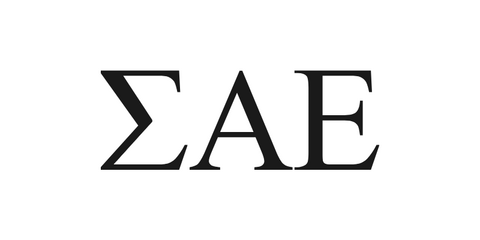Sigma Alpha Epsilon greek letters
