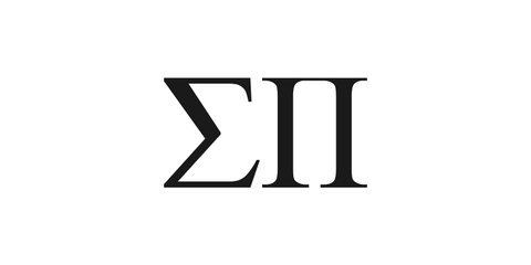 Sigma Pi greek letters